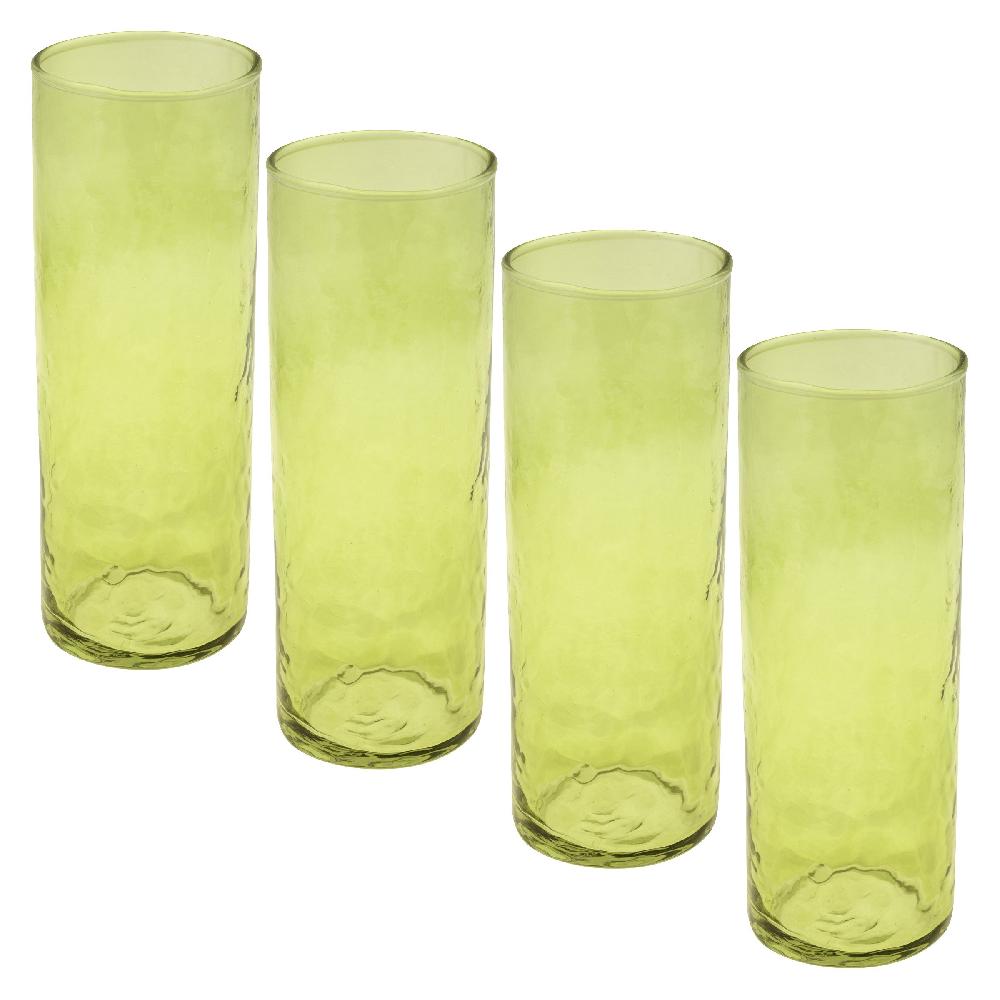 karma gifts Celery Set of Four Catalina Tall Skinny Coolers