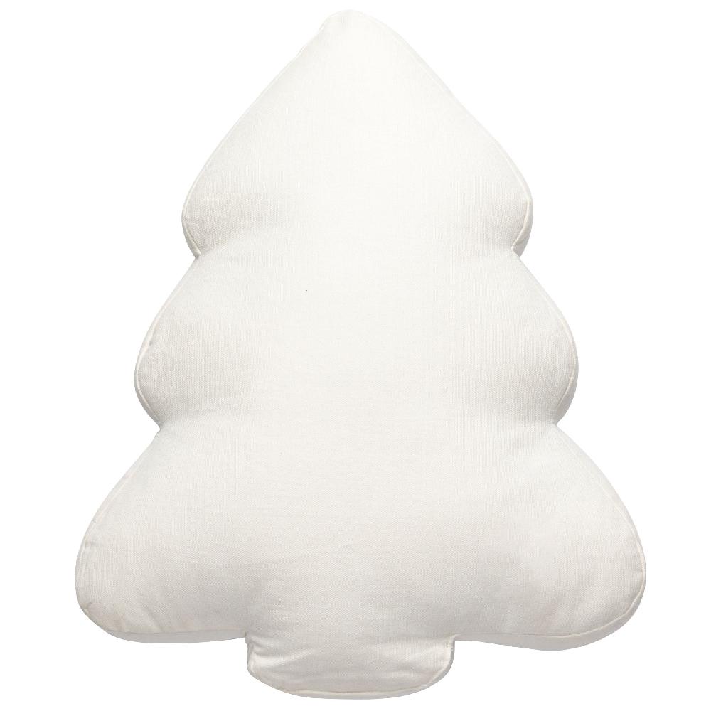 Karma Gifts Christmas Tree Shaped Embroidered Pillow