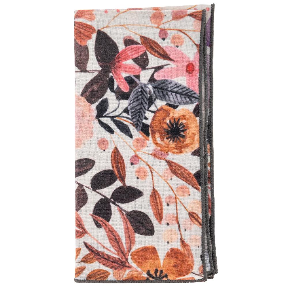 Karma Gifts Cinnamon Linen Blend Dinner Napkins (Set Of 4)