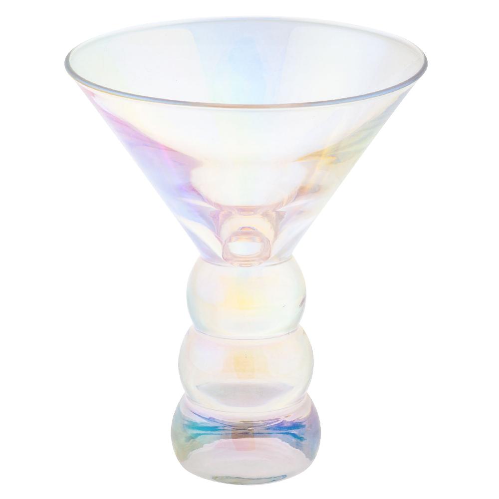 Karma Gifts Clear Iridescent Set Of 4 Lexi Collection Martini Glass Set