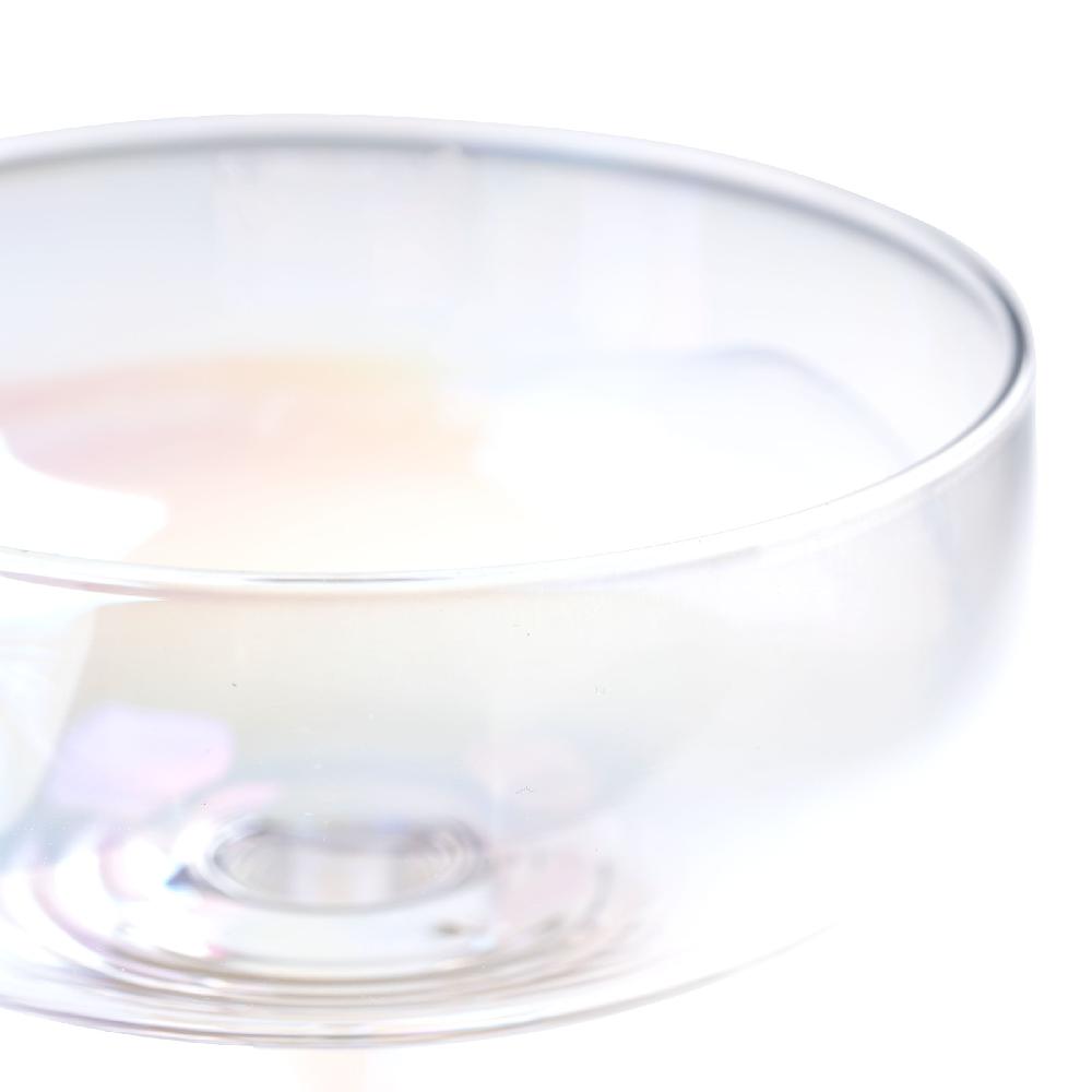 Karma Gifts Clear Luster Set Of 4 Mid Century Champagne Coupes