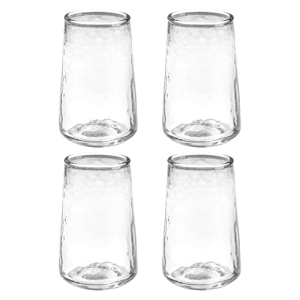 karma gifts Clear Set of 4 Catalina Double Shot Glass Set