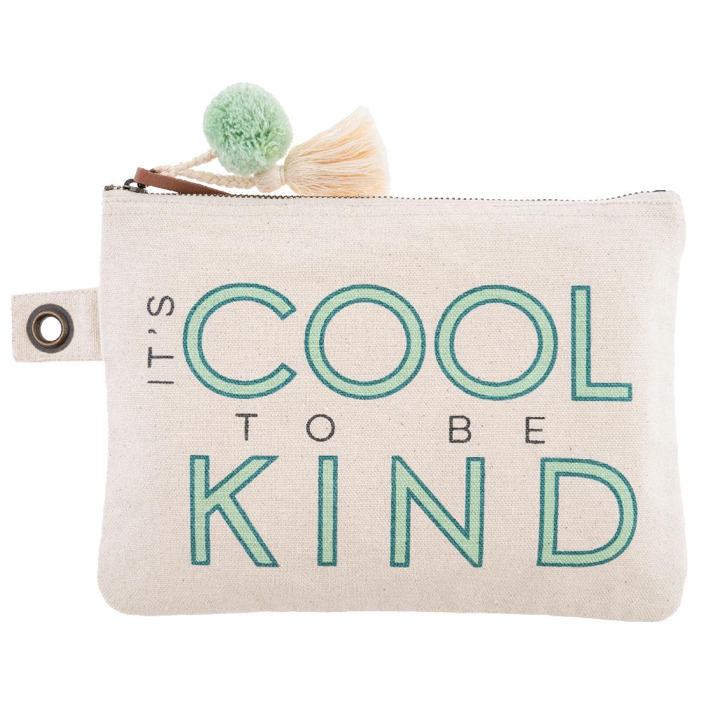 karma gifts Cool To Be Kind Cotton Canvas Carry All