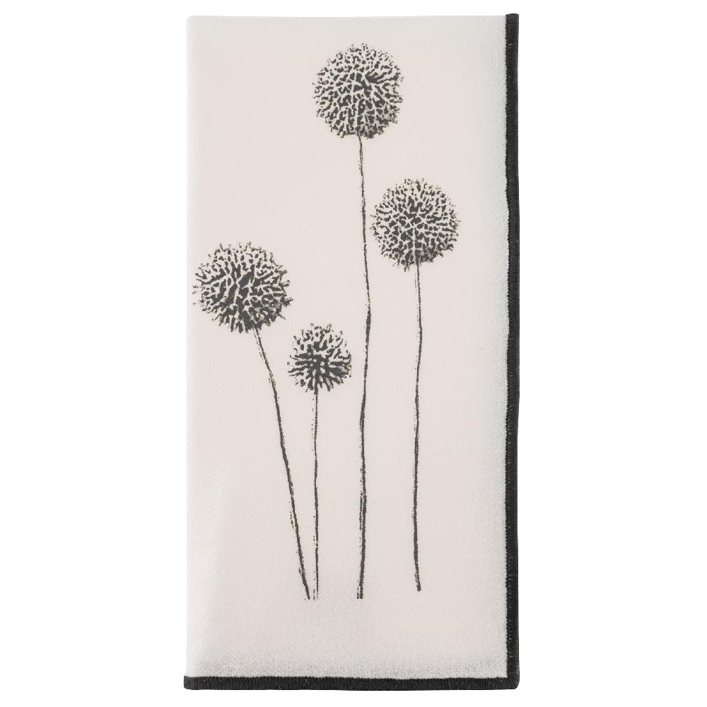 karma gifts Dandelion Set of 4 Merrowed Edge Dinner Napkins