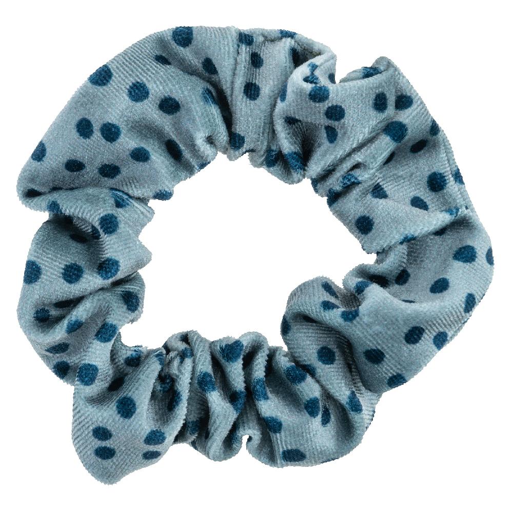 Karma Gifts Dark Navy Floral Velvet Scrunchies - 3 Pack