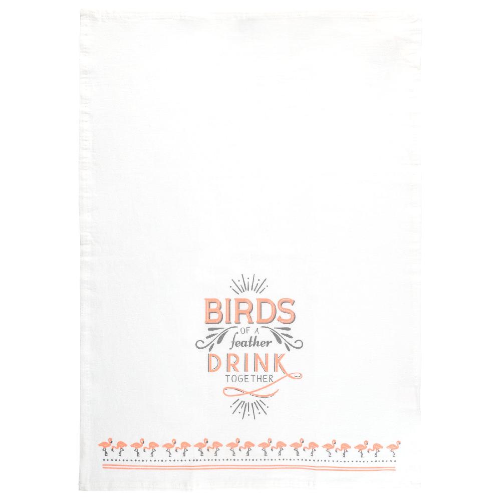 Karma Gifts Drink Together Cheeky Flour Sack Tea Towels