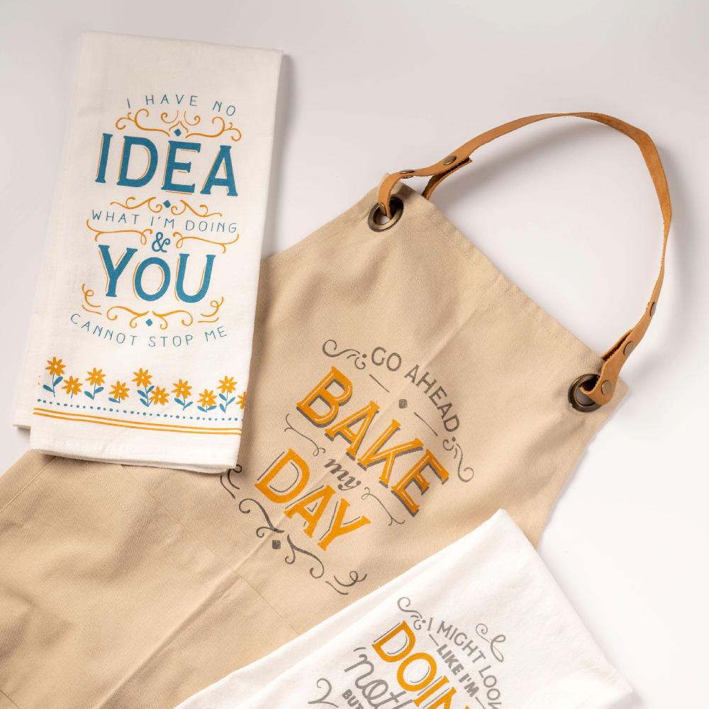 Karma Gifts Eating Our Feelings Cheeky Flour Sack Tea Towels