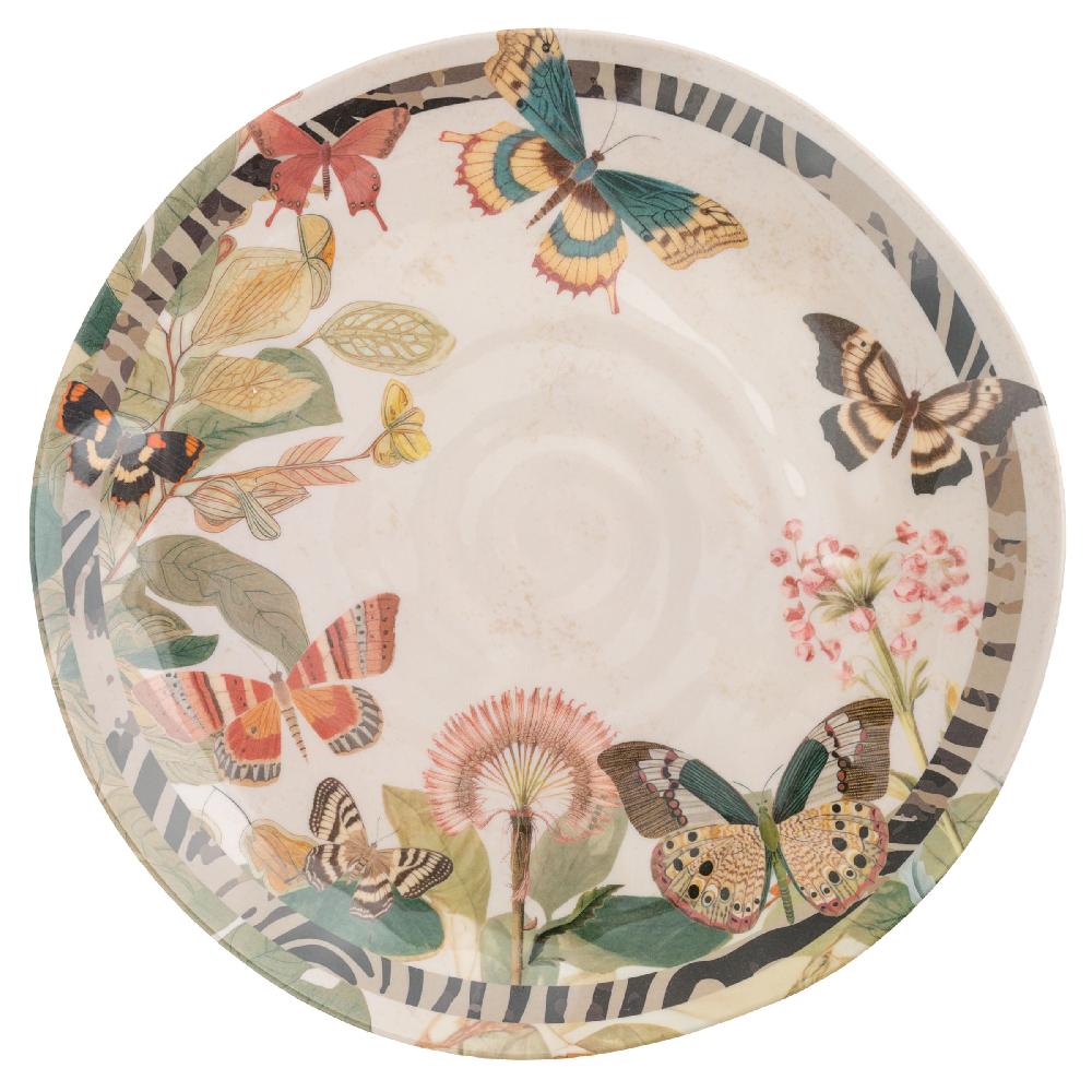 Karma Gifts Eclectic Butterflies Melamine Salad Plates