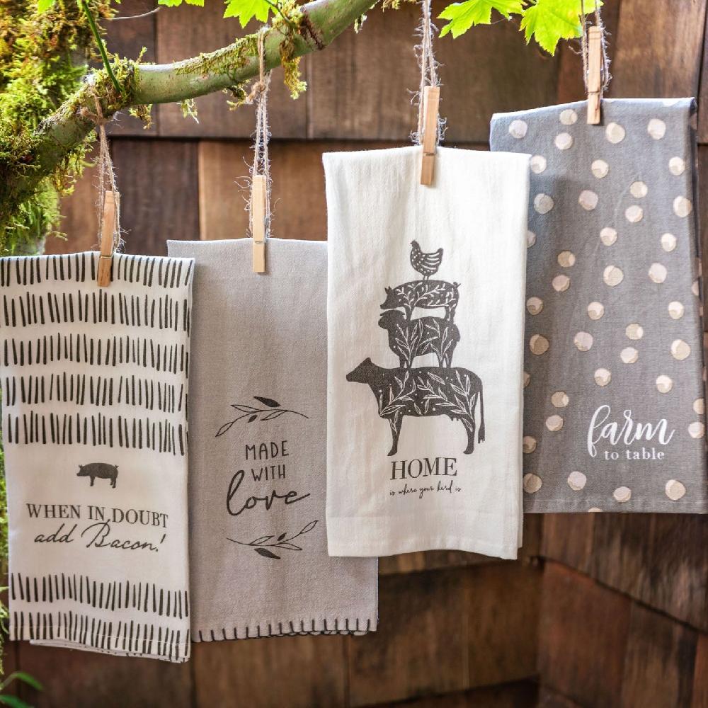 Karma Gifts Farm To Table Modern Farmhouse Tea Towels