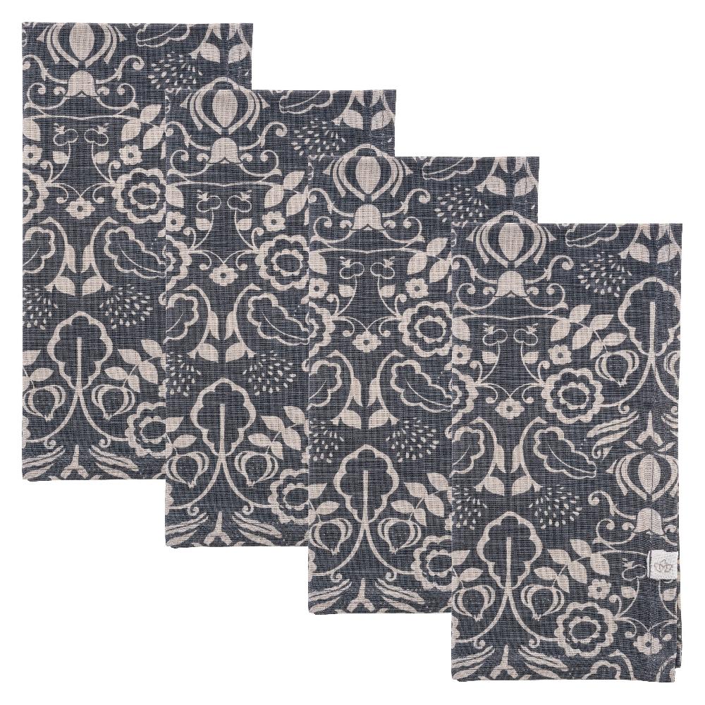 karma gifts Floral Studio Dinner Napkin Set of Four Studio Dinner Napkin Floral