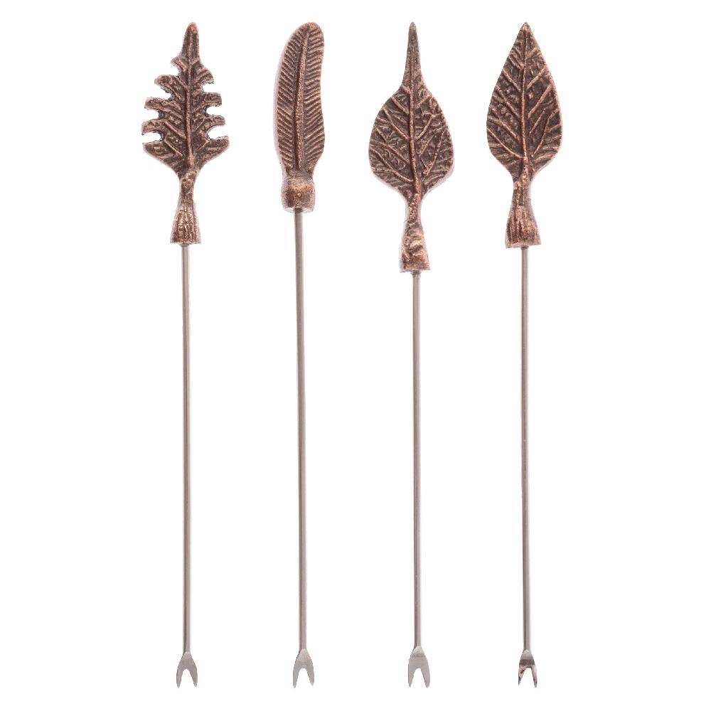 karma gifts Foliage Set of 4 Foliage Cocktail Picks