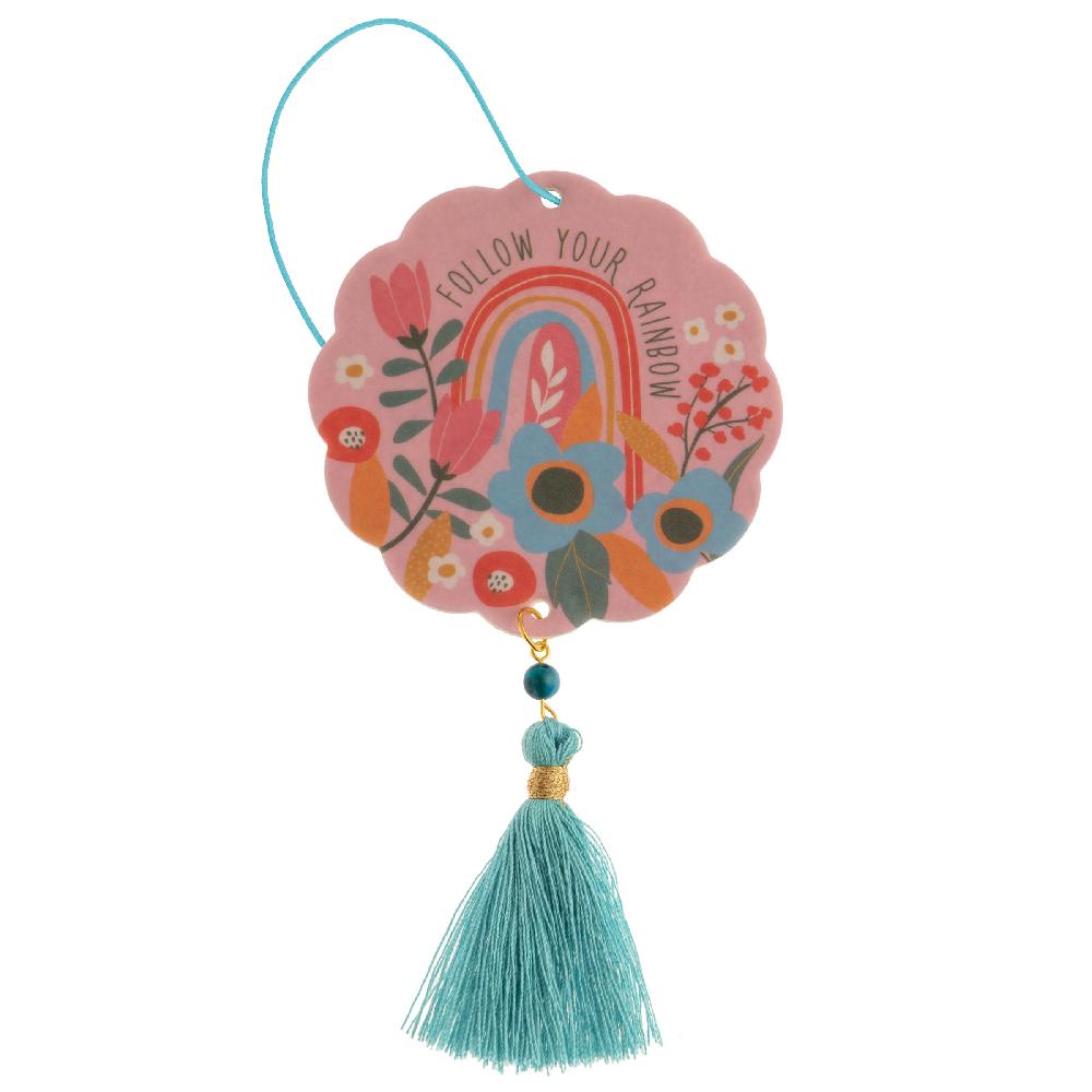 karma gifts Follow Your Rainbow-Mango Scented Air Fresheners