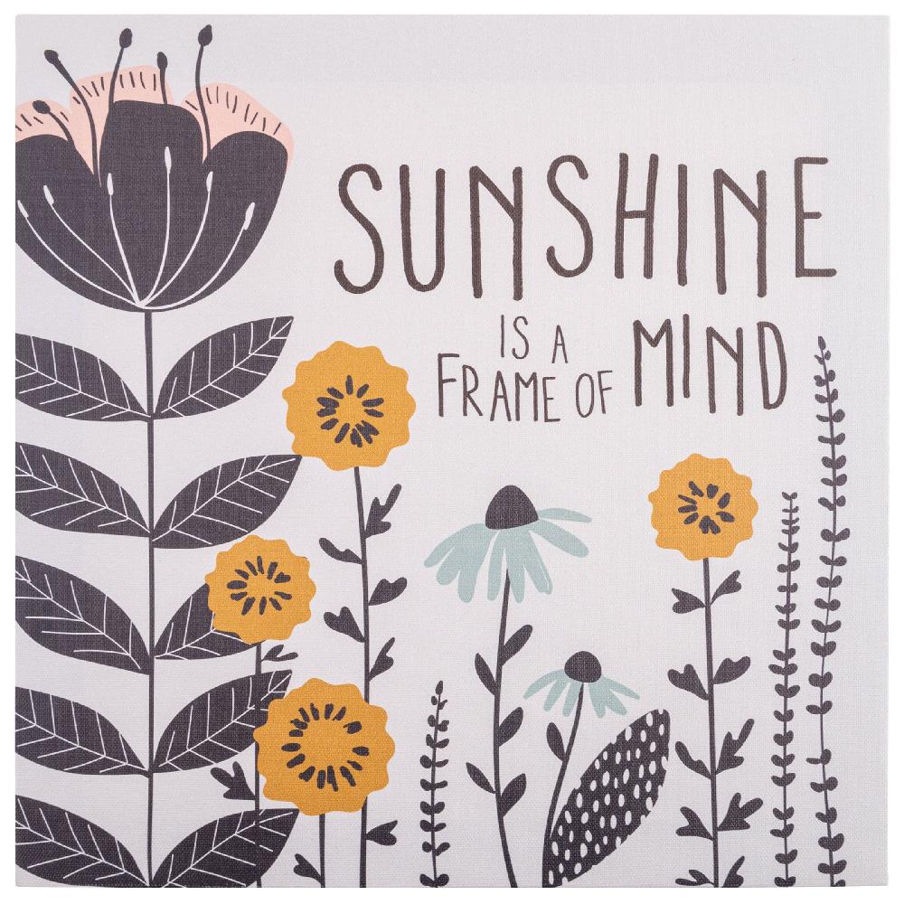 karma gifts Frame Of Mind 11.75 X 11.75 Canvas Wall Art