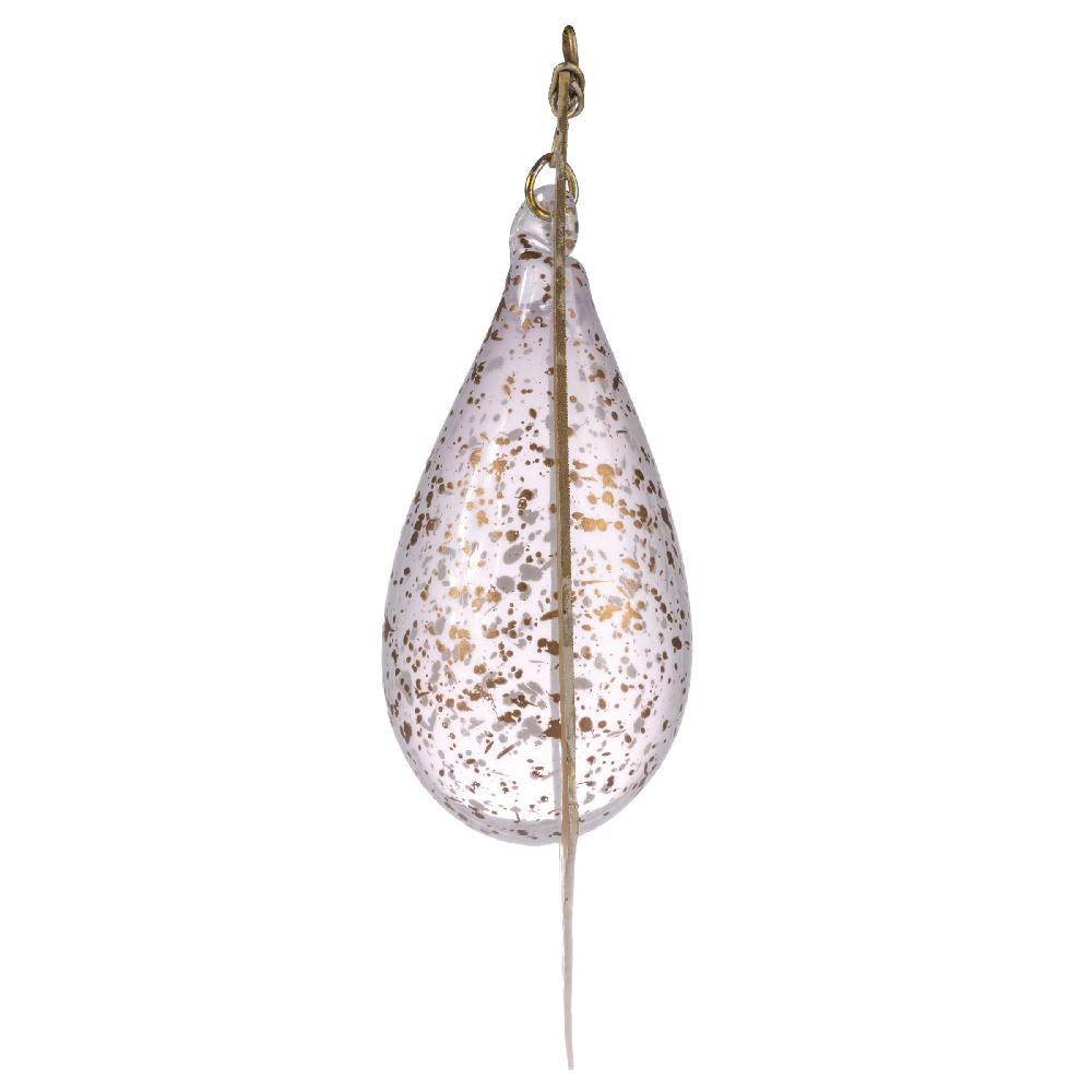 Karma Gifts Gold Splatter Teardrop Florence Ornament