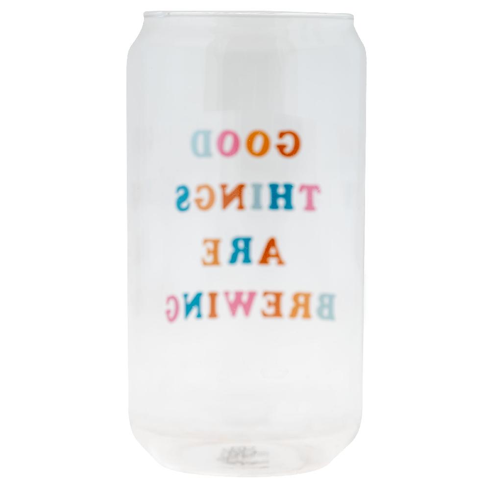Karma Gifts Good Things Are Brewing Beer Can Glasses