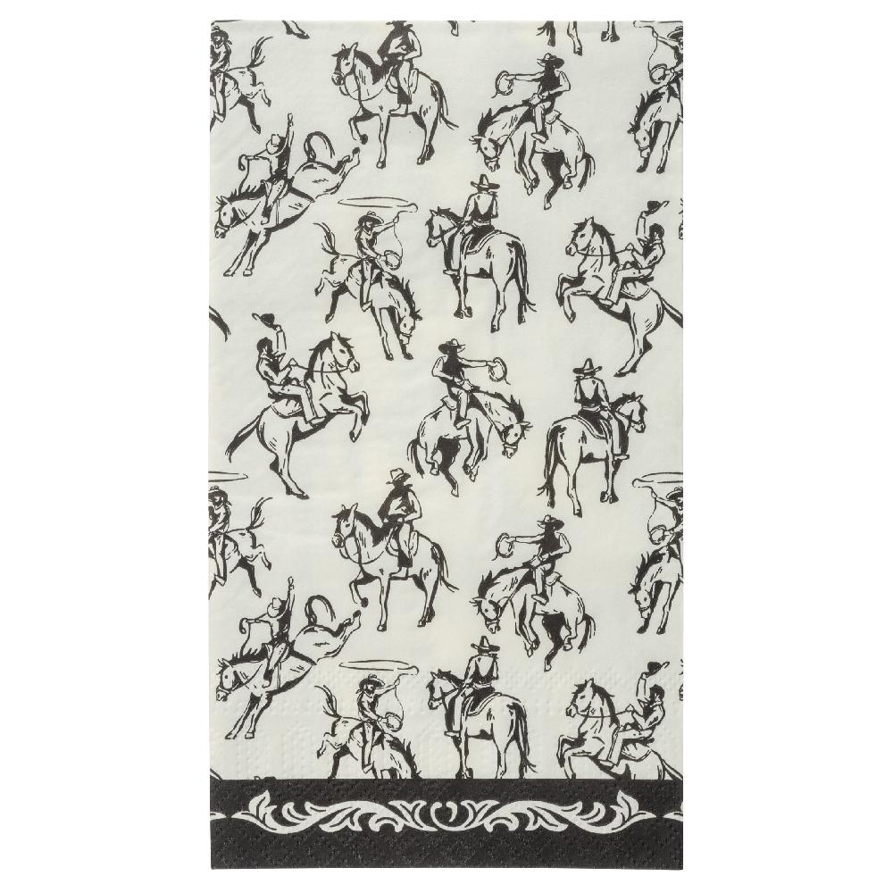 Karma Gifts Gothic Cowboy Guest Towel Paper Napkins