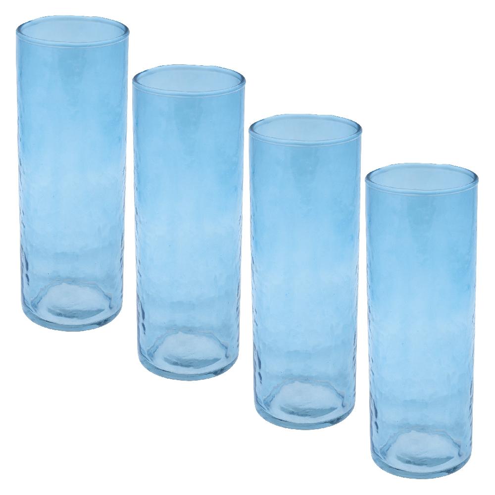karma gifts Indigo Set of Four Catalina Tall Skinny Coolers