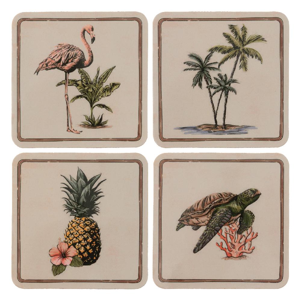 karma gifts Aloha Aloha Cork Coasters