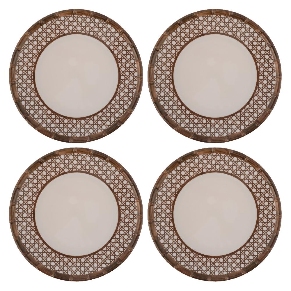 Karma Gifts Bamboo Melamine Dinner Plates