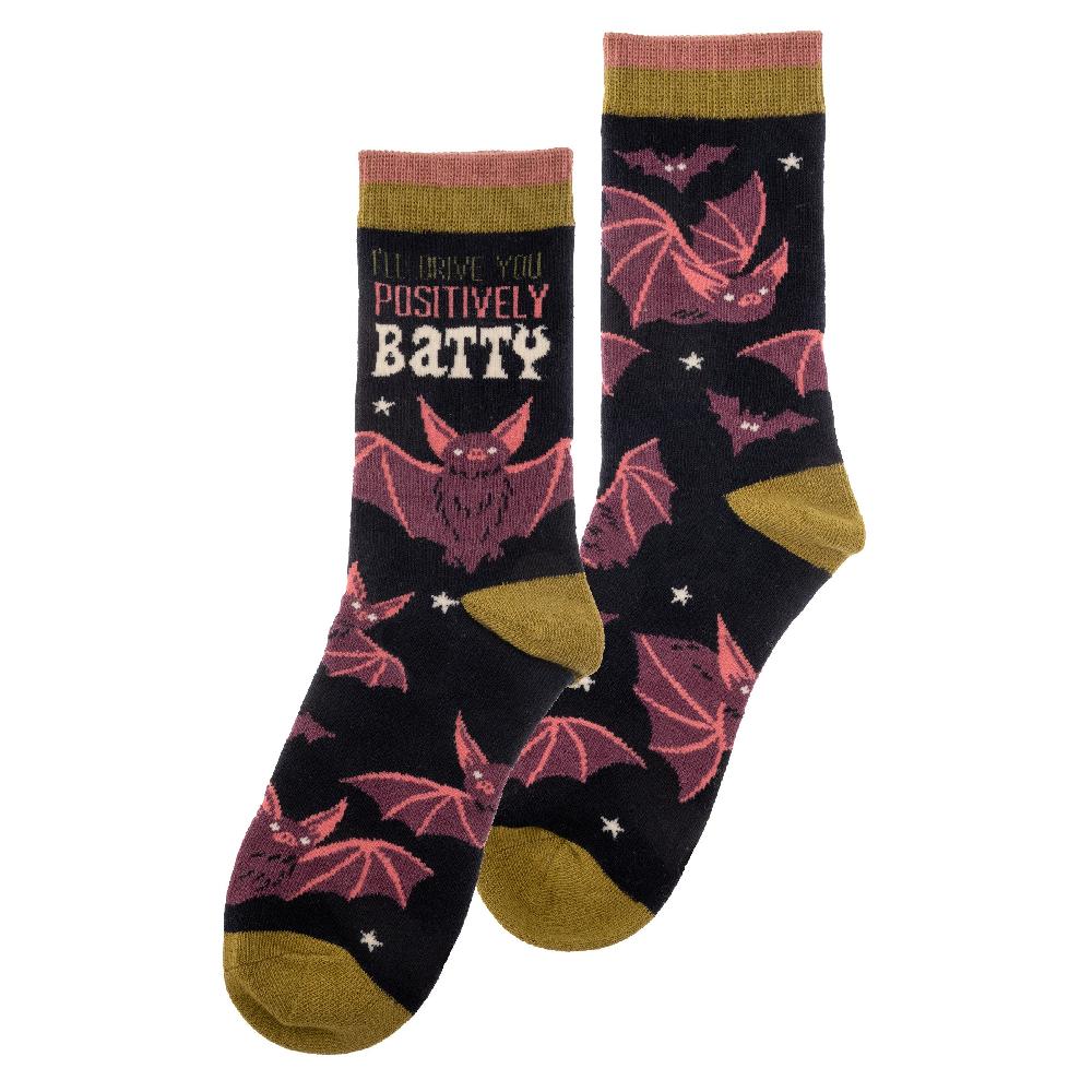 karma gifts Batty Holiday Socks