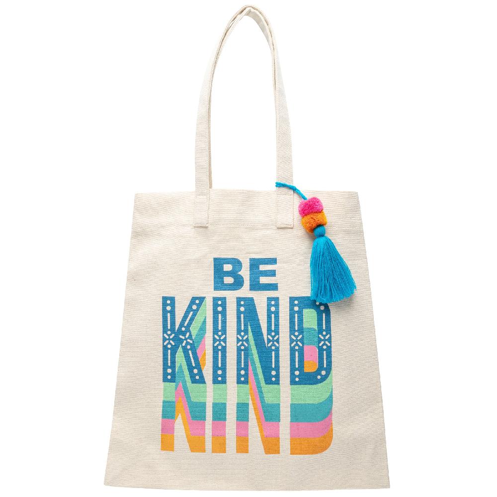 karma gifts Be Kind Canvas Tote Bag