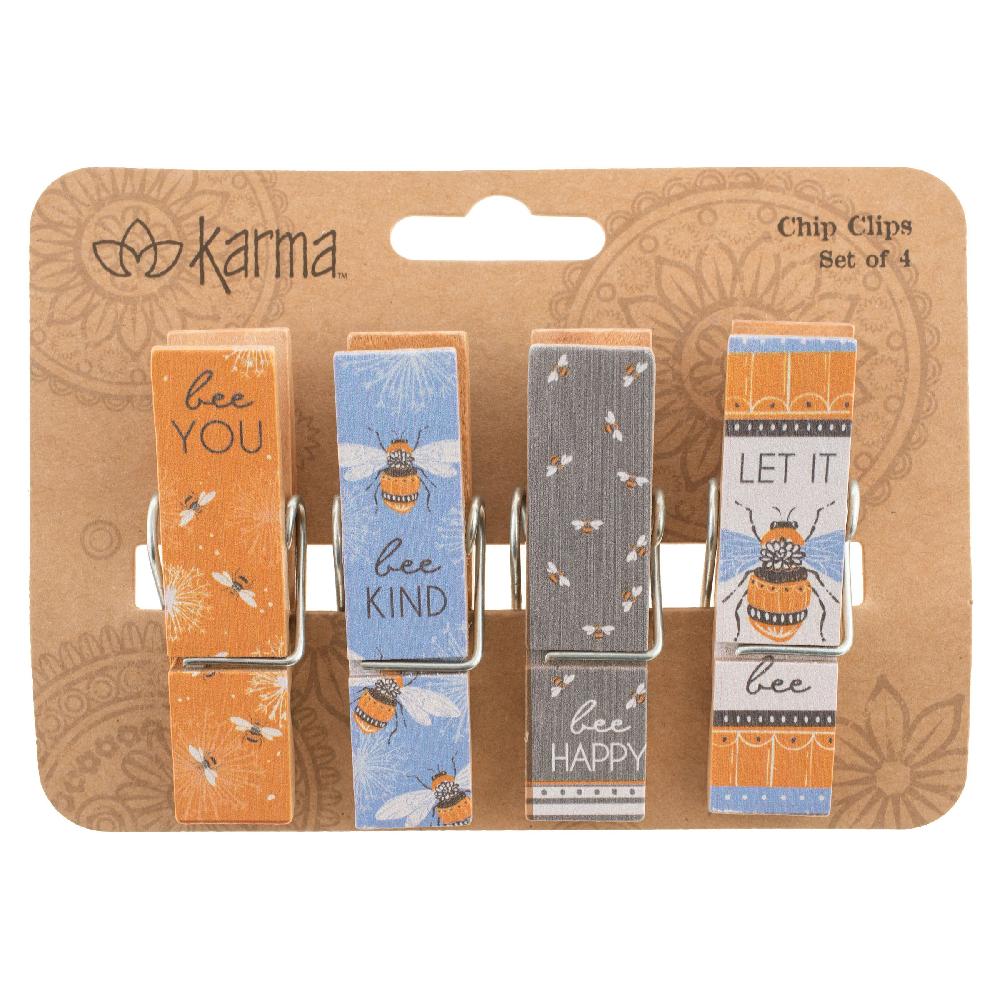 Karma Gifts Bee Chip Clips