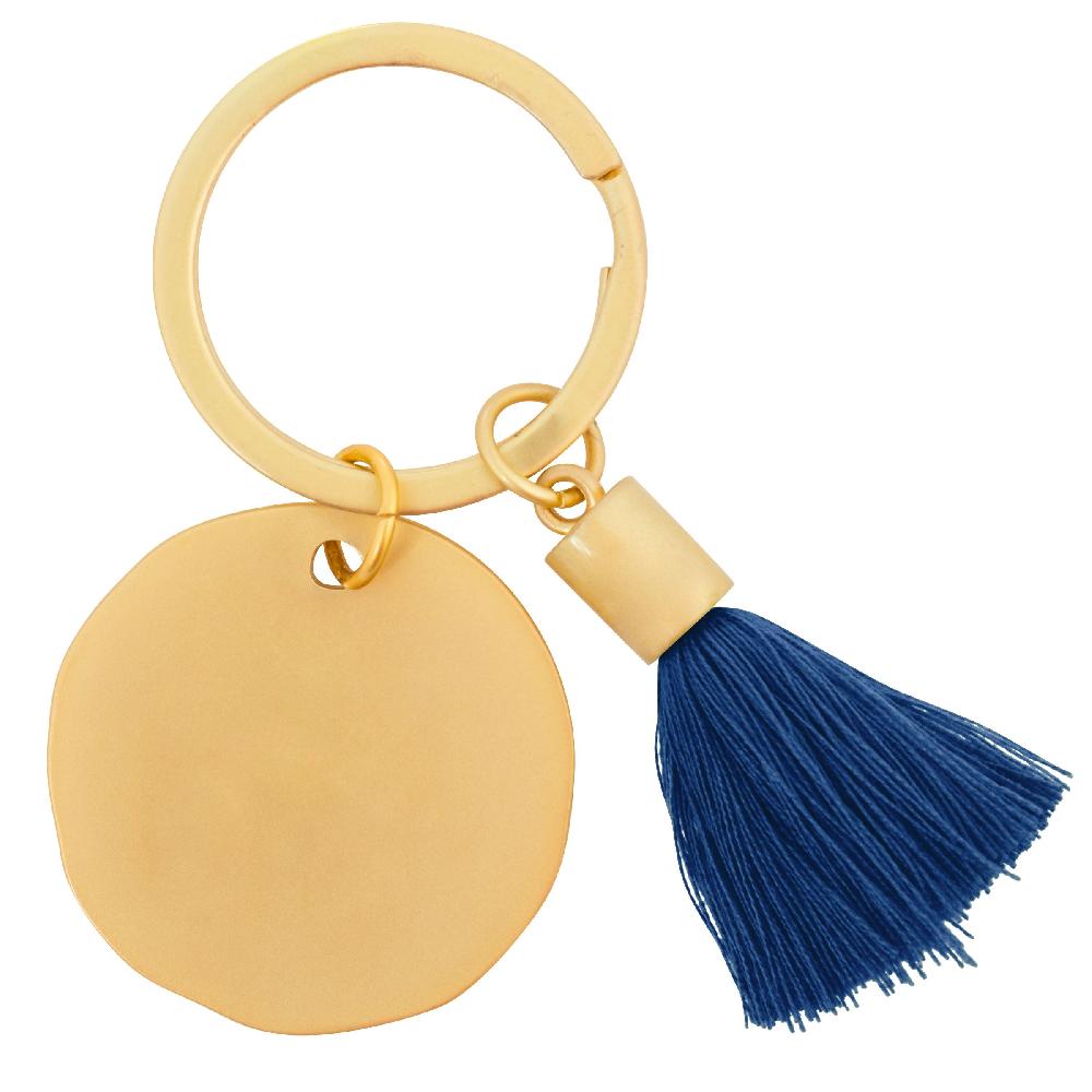 Karma Gifts Believe Round Tassel Key Chains