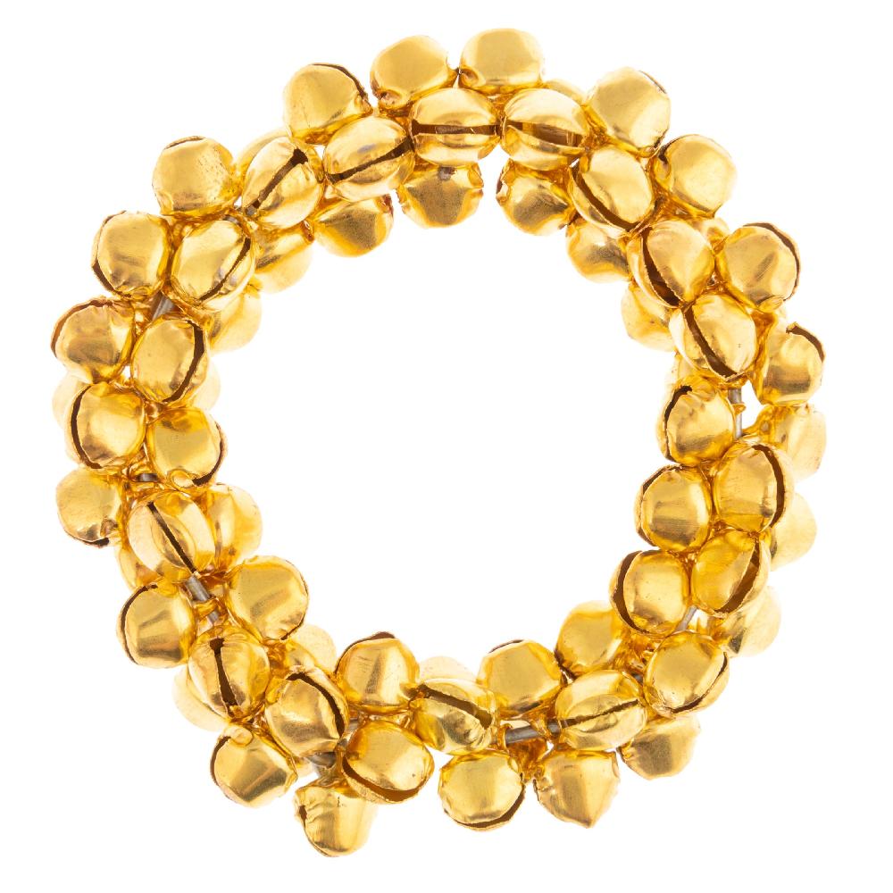 Karma Gifts Bell Gold Napkin Rings