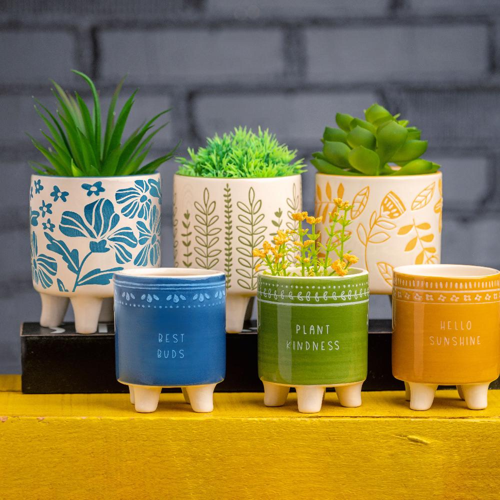 Karma Gifts Best Buds Wax Resist Planters