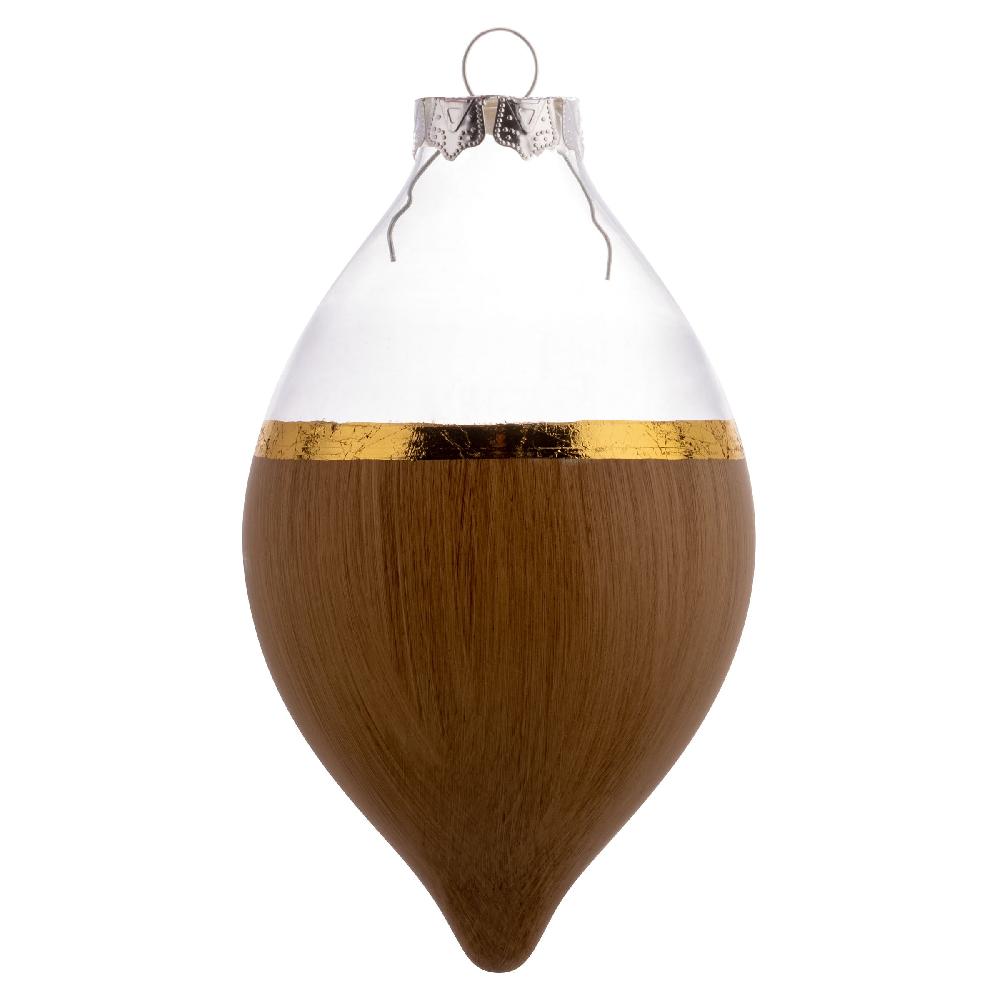 karma gifts Birch Wood Painted Glass Ornaments