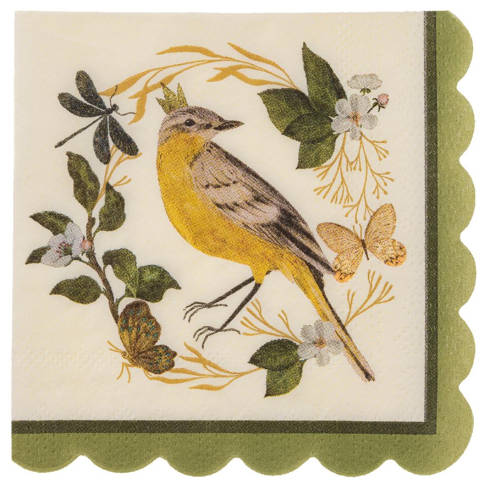 karma gifts Bird Cocktail Paper Napkins