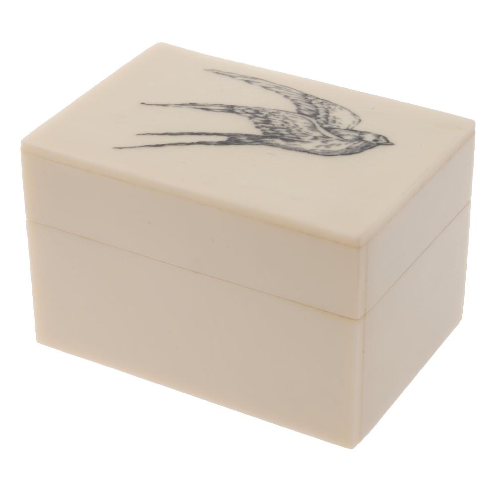 karma gifts Bird Mini Printed Resin Box