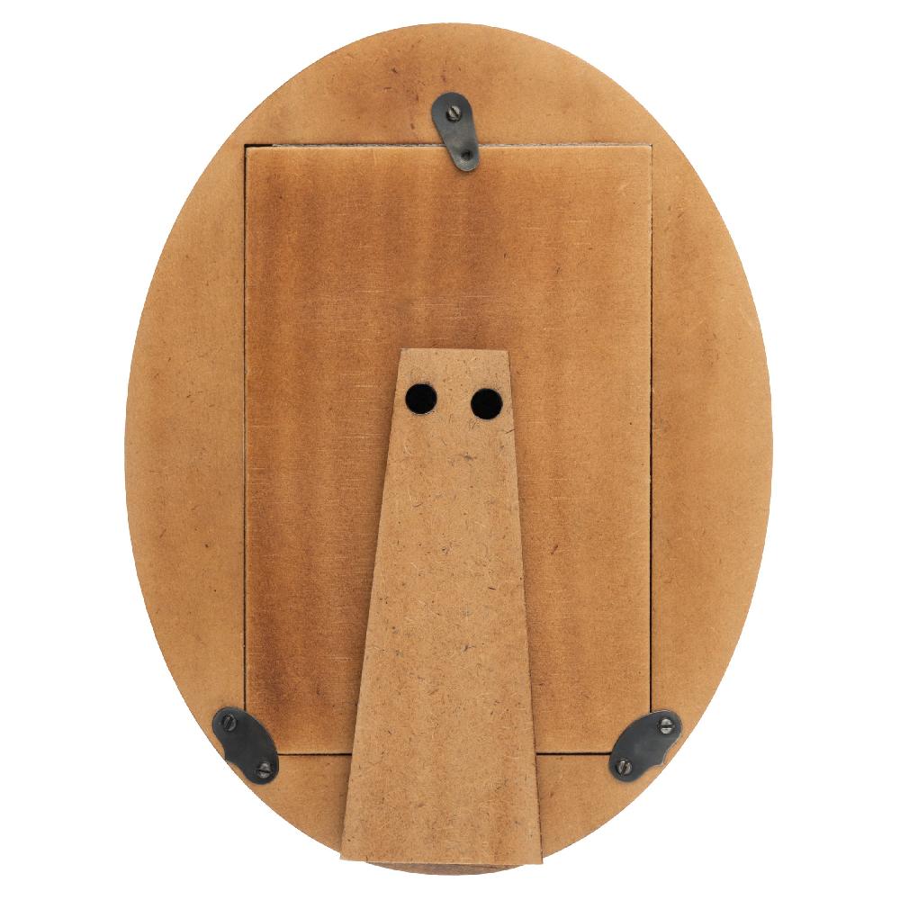 Karma Gifts Black Bee Oval Resin Picture Frame