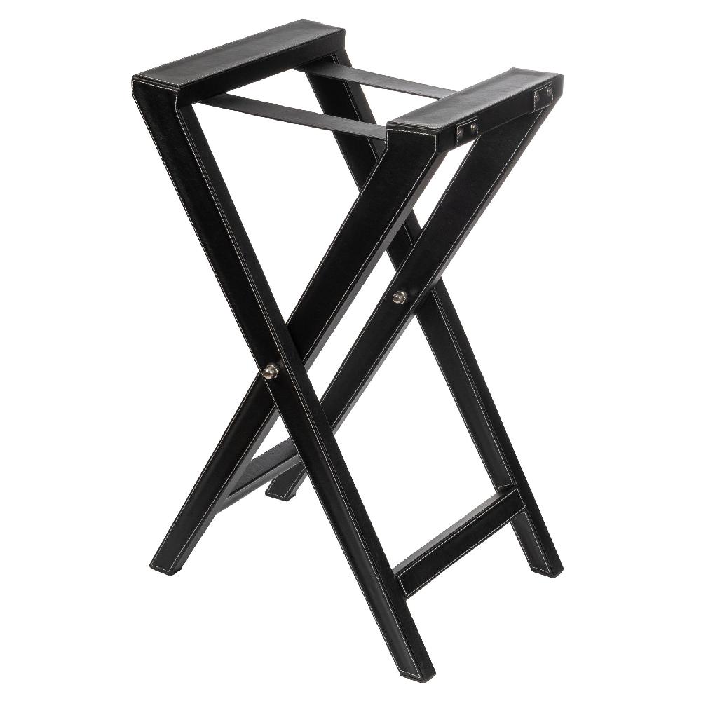 Karma Gifts Black Leather Butler Tray