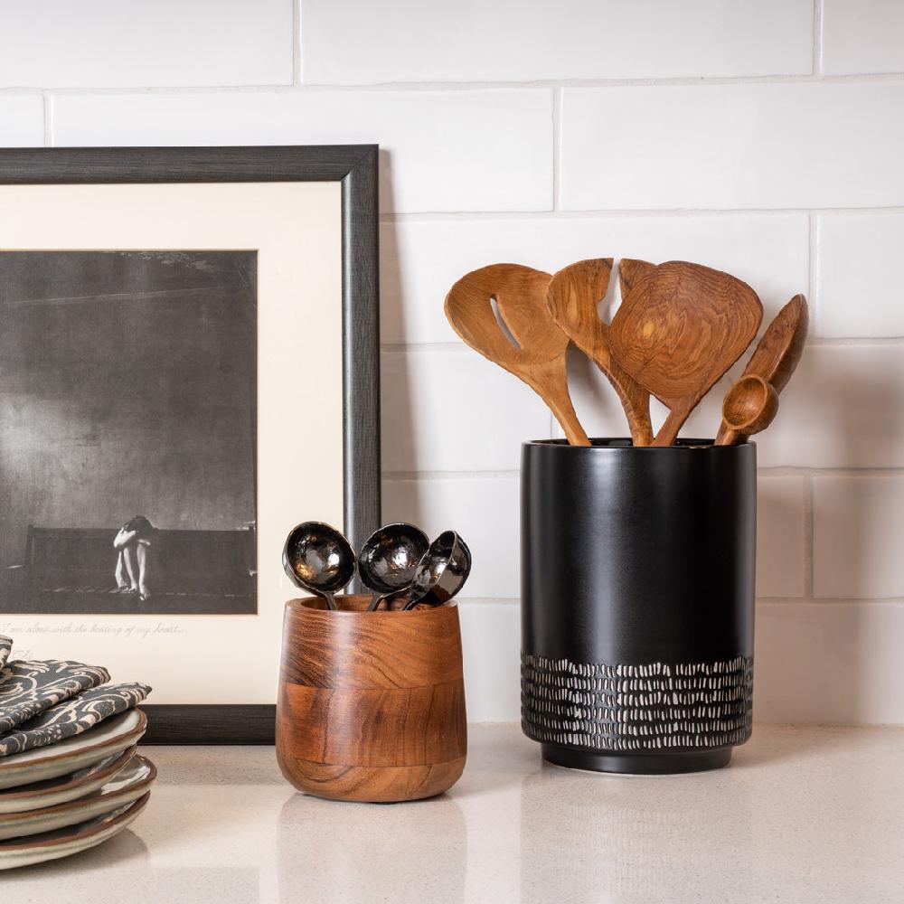 Karma Gifts Black Mason Crock