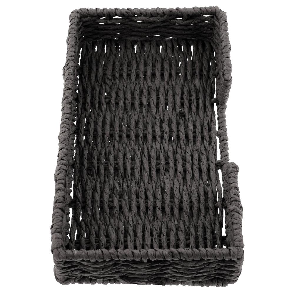 Karma Gifts Black Woven Napkin Holder