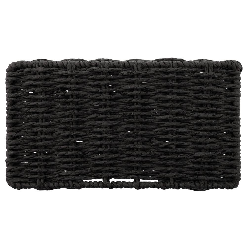 Karma Gifts Black Woven Napkin Holder