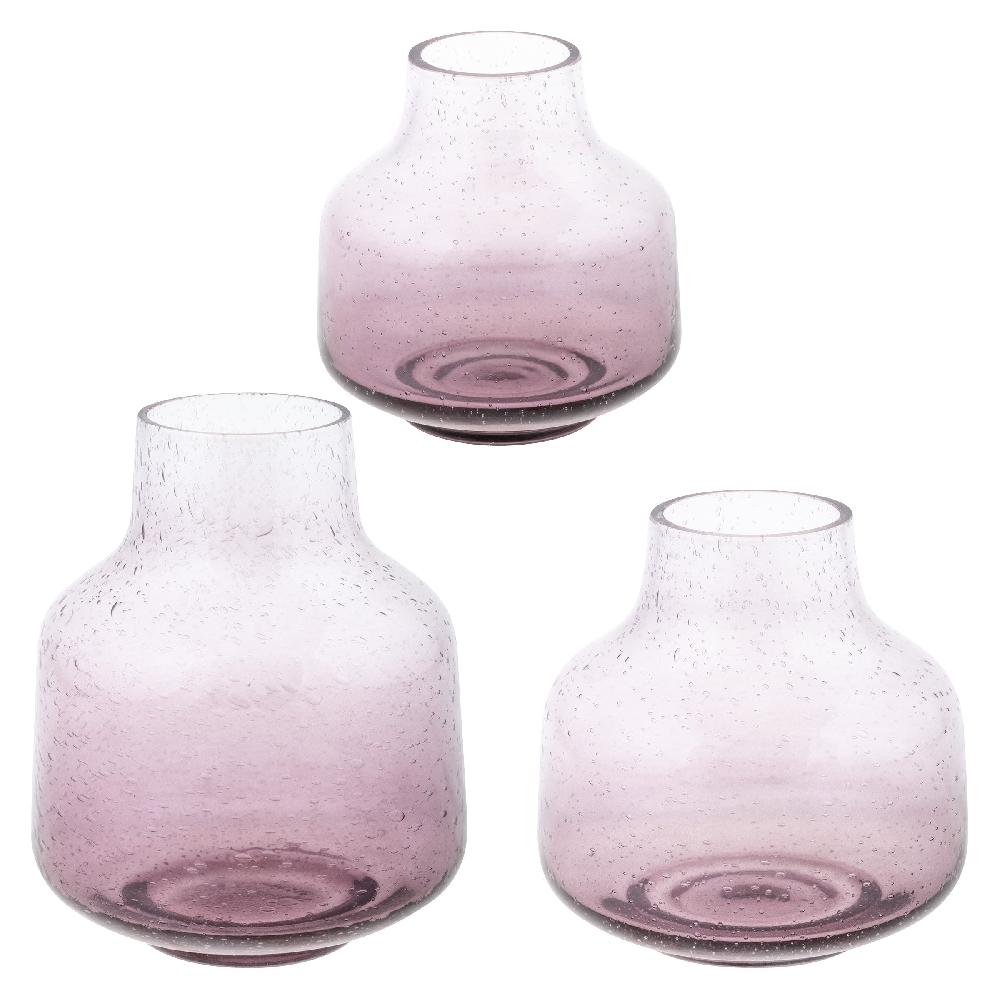 karma gifts Blackberry Bubble Glass Vase