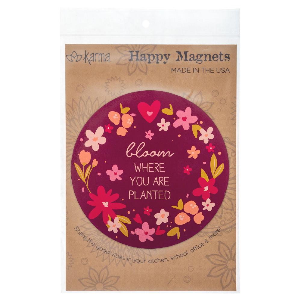 Karma Gifts Bloom Happy Magnets