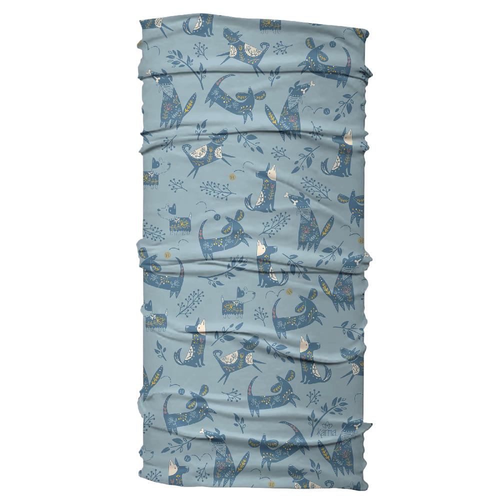 karma gifts Blue Dog Wide Headbands