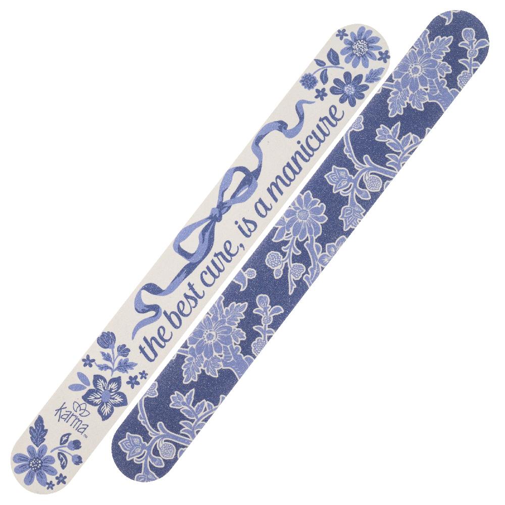 Karma Gifts Blue Floral Emery Boards