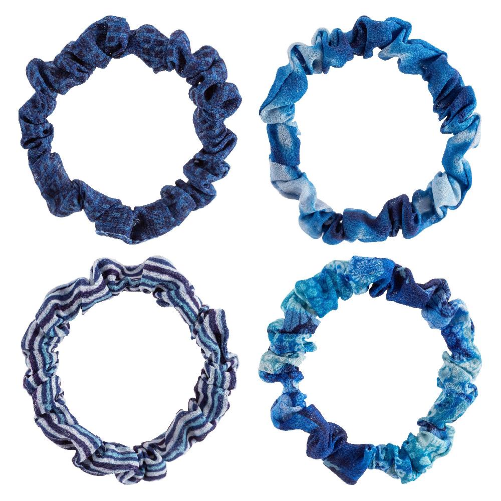 karma gifts Blue Oasis Slim Scrunchies