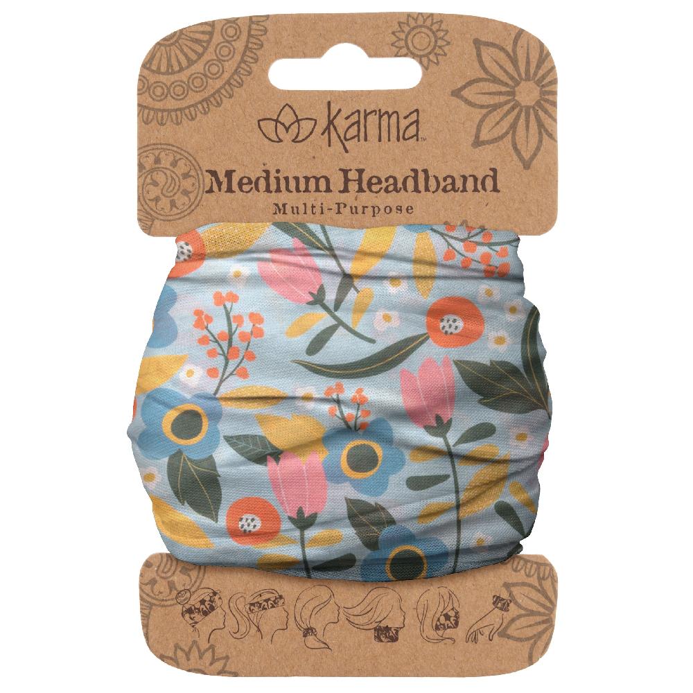 Karma Gifts Blue Poppy Medium Headbands