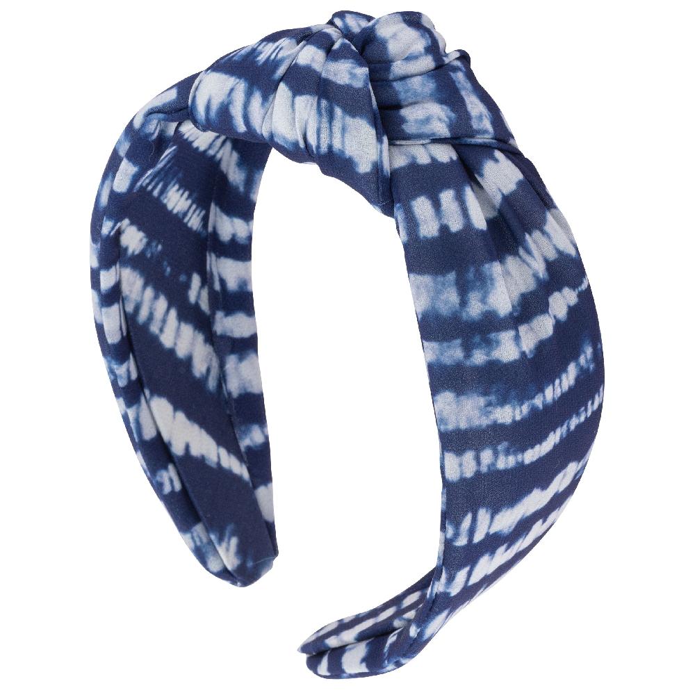 karma gifts Blue Shibori Knot Headbands