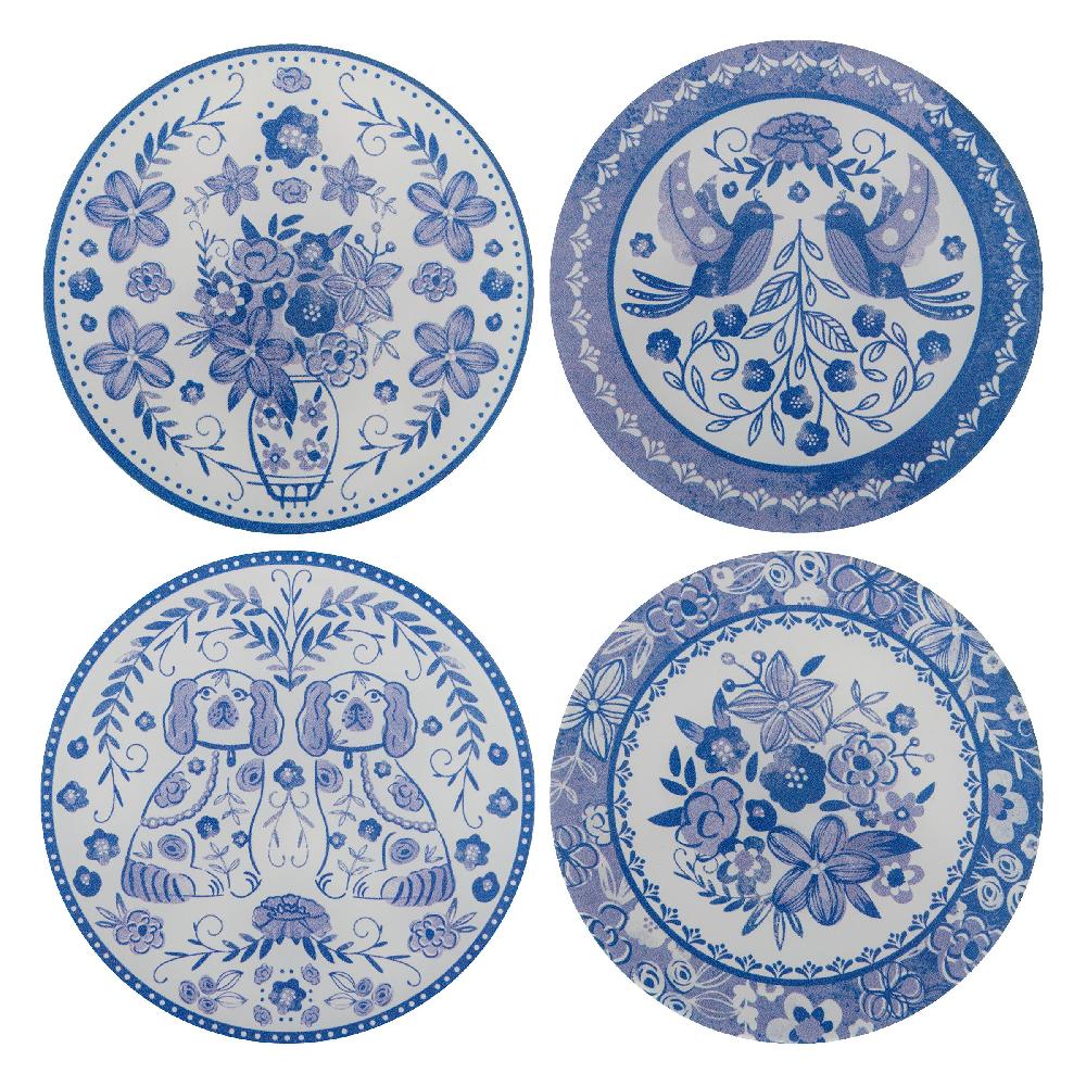 Karma Gifts Blue & White Acrylic Coasters