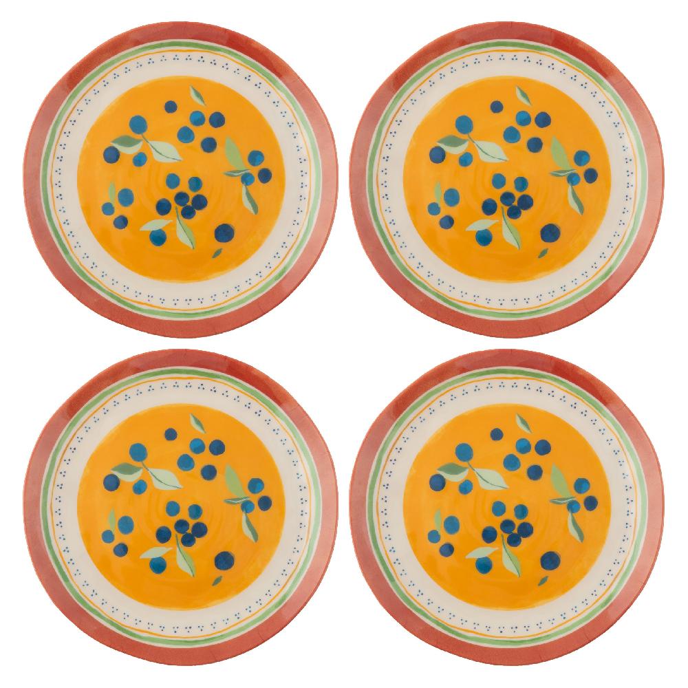 Karma Gifts Blueberries Melamine Salad Plates