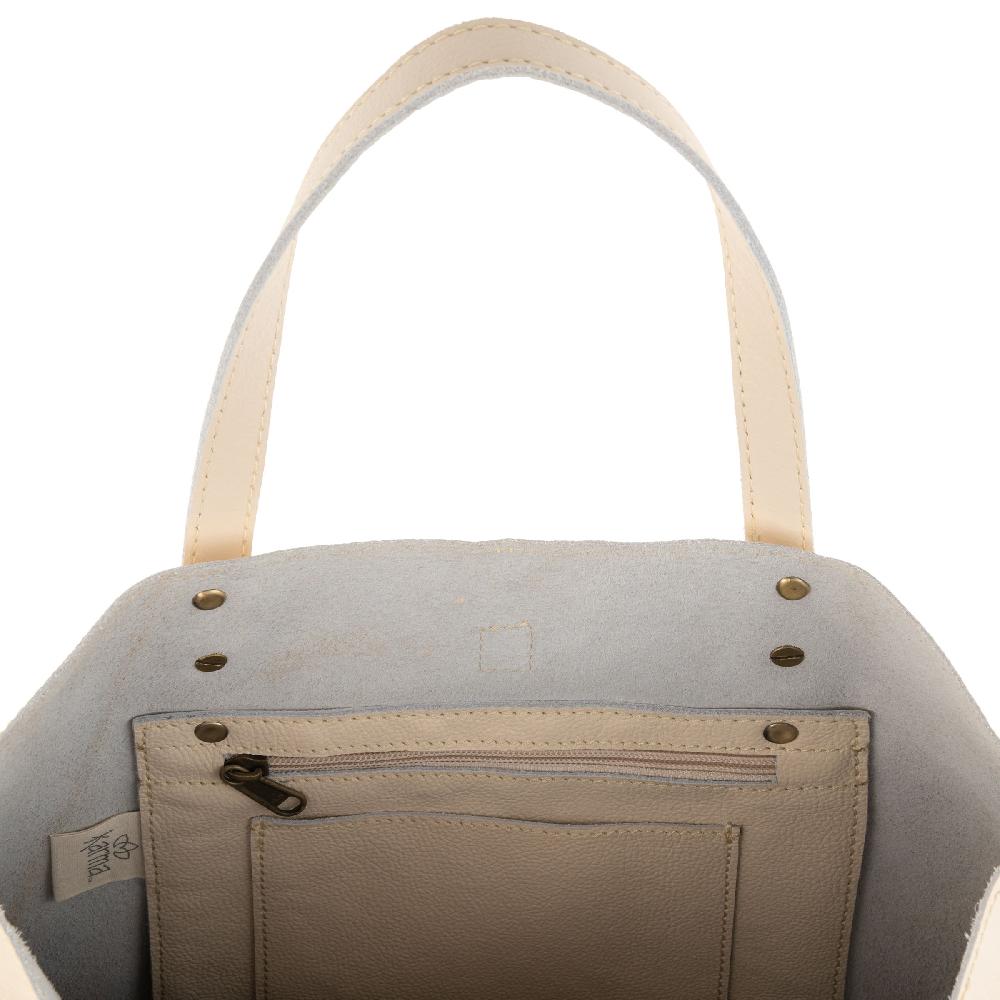 Karma Gifts Bone Leather Tote Bag