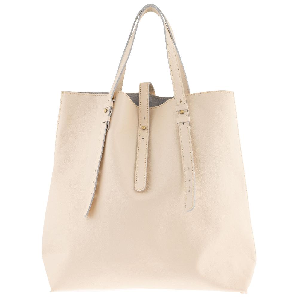 karma gifts Bone Leather Tote Bag
