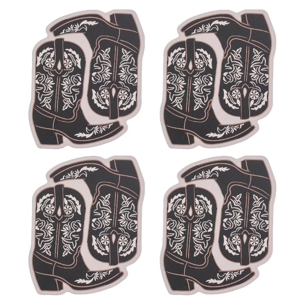 karma gifts Boots Boots Cork Coasters