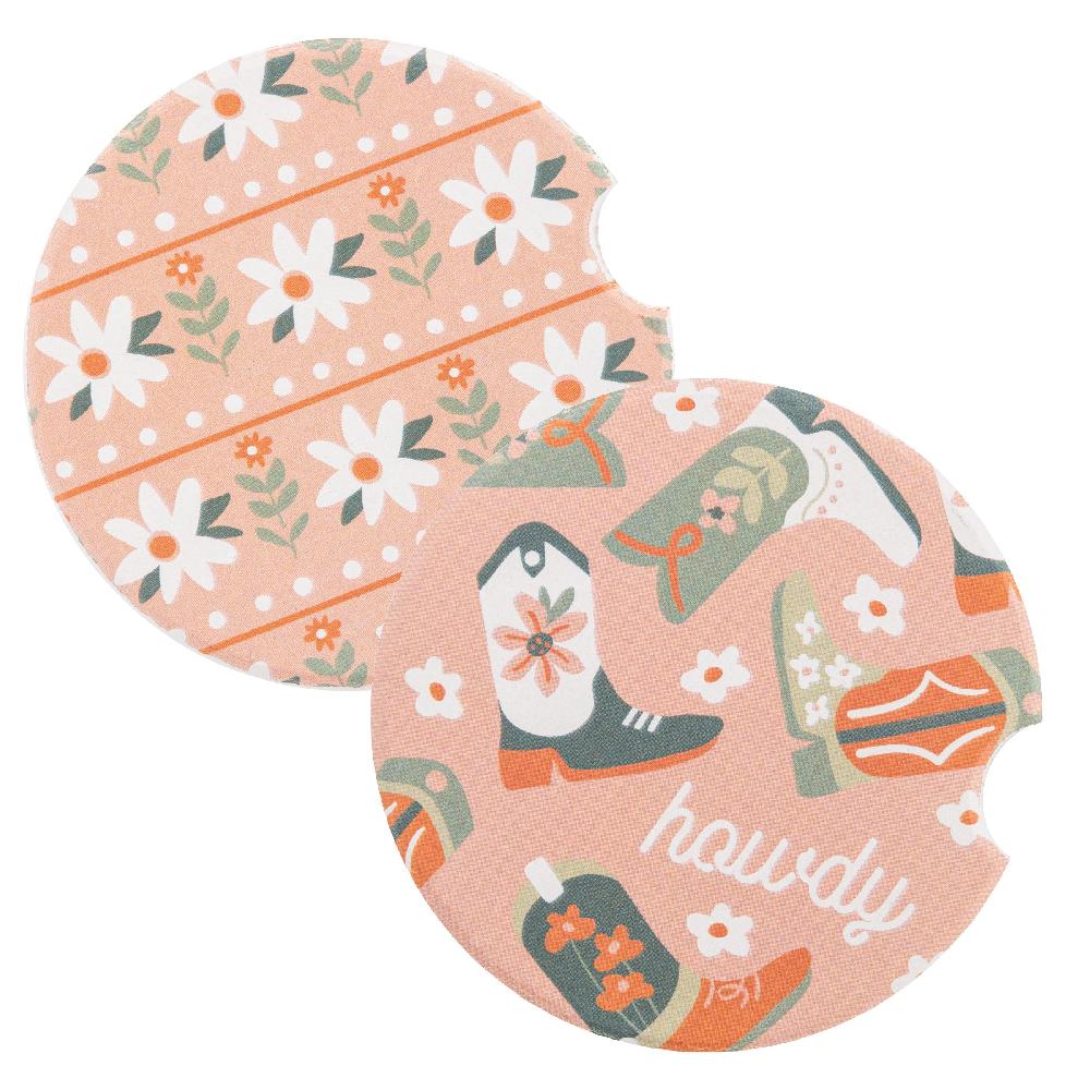 karma gifts Boots Car Coasters